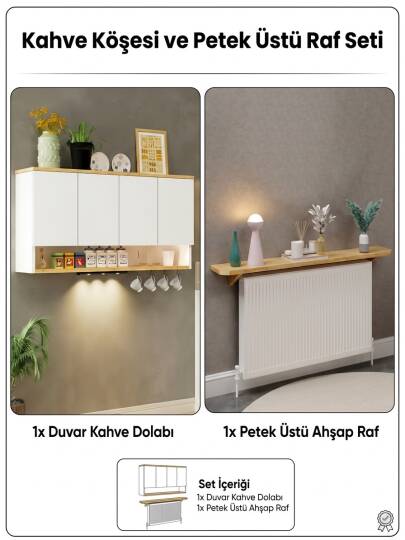 Alvora Kahve Köşesi Raf Hediyeli - 6